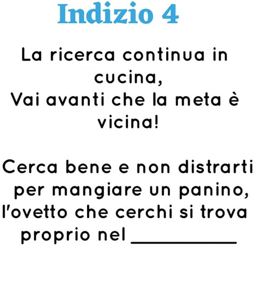 Caccia alle uova di Pasqua per bambini: gli indizi da stampare